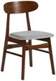 New Classic® Home Furnishings Morocco Light Gray/Walnut Dining Side Chair-0