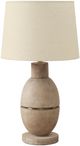 Monarch Specialties Inc. Beige Resin Table Lamp with Beige Shade-0