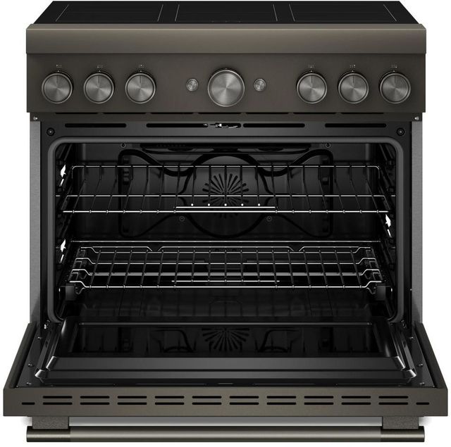 KitchenAid® 36" Black Ore Pro Style Induction Range with Air Fry-1