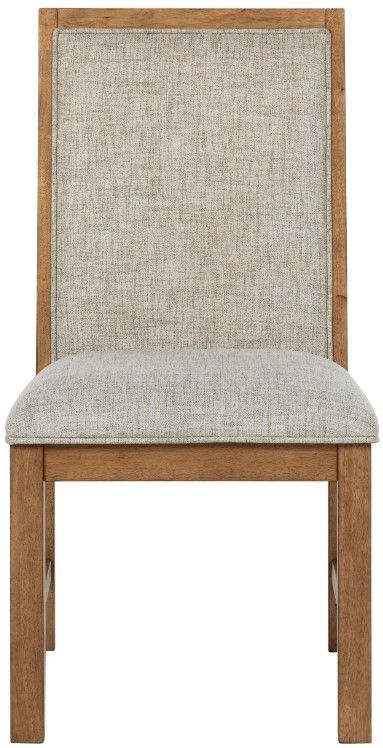 Coaster® Bruner Gray/Natural Brown Side Chair-1