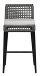 Ratana Genval Black Aluminum Bar Chair-0