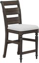 Bernards Bellamy Lane 5-Piece Beige/Brown Counter Dining Set-2