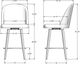 Amisco Customizable Zahra Swivel Counter Stool-2
