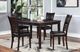 New Classic® Home Furnishings Gia 5-Piece Ebony Rectangular Dining Table Set-1