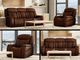 Frequency Immersive Audio Sofa and Recliner Set-0