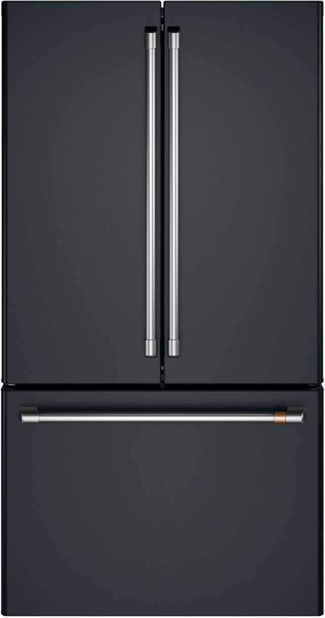 Réfrigérateur à portes françaises de 36 po à profondeur comptoir Café™ de 23.1 pi³ - Noir mat