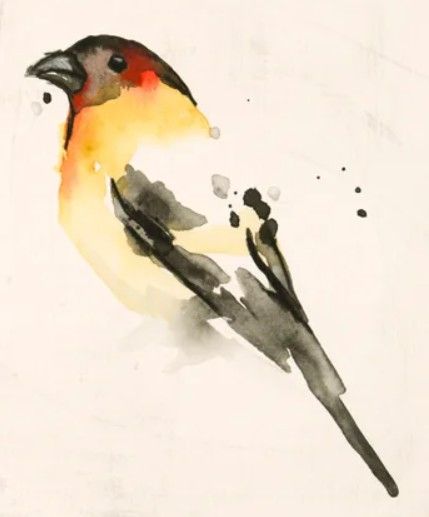 Stylecraft Abstract Songbird IV Wall Art-1