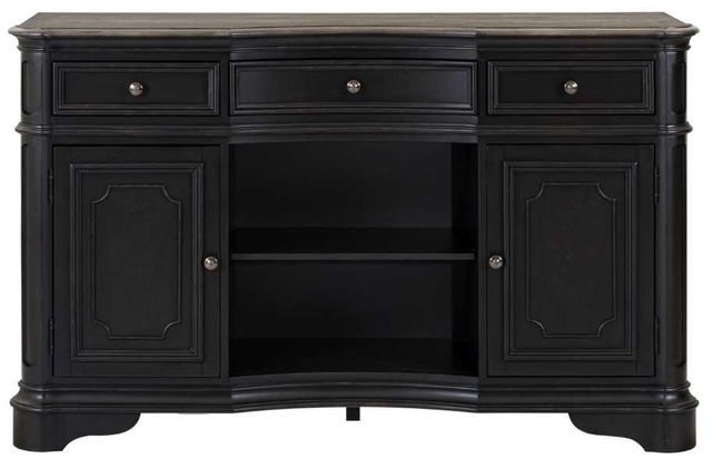 Liberty Furniture Magnolia Manor Antique Black/Weathered Bark Server-2