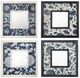 A & B Home Aline Black/White Mirror-0