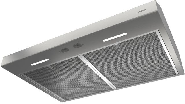 Broan® Glacier BCSEK1 Series 36" Stainless Steel Under Cabinet Range Hood-3