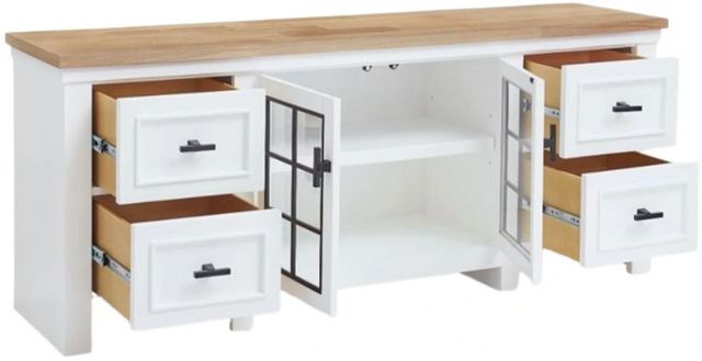 Signature Design by Ashley® Ashbryn Natural/White Extra Large TV Stand-3