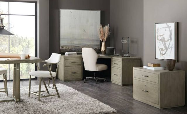 Hooker® Furniture Linville Falls Noorwood Mink Friendship Table-1