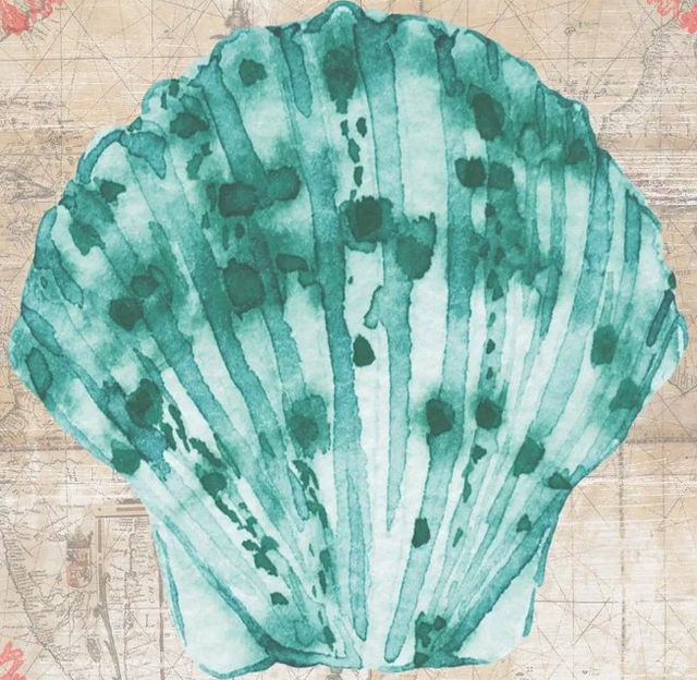 Classy Art Coral Cove I by Susan Jill Wall Art-1