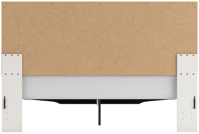 Signature Design by Ashley® Birmonton White King Upholstered Storage Panel Bed-3