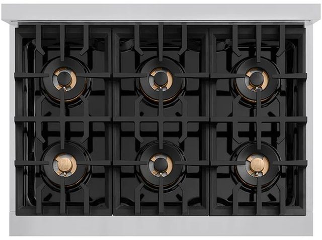 ZLINE 36" 5.2 cu. ft. Dual Fuel Range with 6 Burner DuoPro™ Cooktop and Electric Convection Oven in Stainless Steel-3