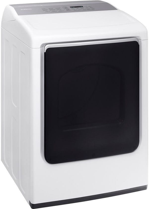 Samsung 7.4 Cu. Ft. White Front Load Electric Dryer-3