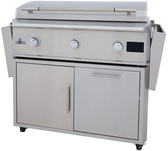 Blaze™ LTE PRO 40'' Stainless Steel Gas Griddle Cart-1