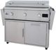 Blaze™ LTE PRO 40'' Stainless Steel Gas Griddle Cart-1