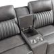 New Classic® Home Furnishings Enzo Gray Dual Manual Reclining Loveseat-5