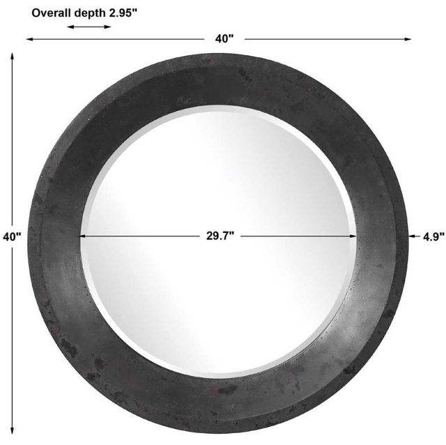 Uttermost® Frazier Dark Gray Mirror-3