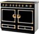 La Cornue CornuFé 110 43" Gloss Black Pro Style Induction Range-1
