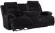 Signature Design by Ashley® Rhines Falls Onyx Power Reclining Sofa with Drop Down Table-0