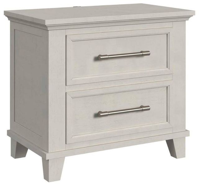 Elements International Canterbury Ivory Nightstand-0