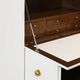 Harp & Finial® Neely Ivory/Walnut Plateau Secretary Desk-4