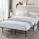 Sleeptone® Black Twin XL Foldable Storage Bed Frame-4