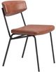 Zuo® Modern Charon Vintage Brown Dining Side Chair-0