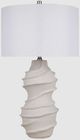Classy Living Serenity Waves Off White Table Lamp-0