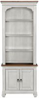 Legends Home Americana Whiskey/White Bookcase Pier-2