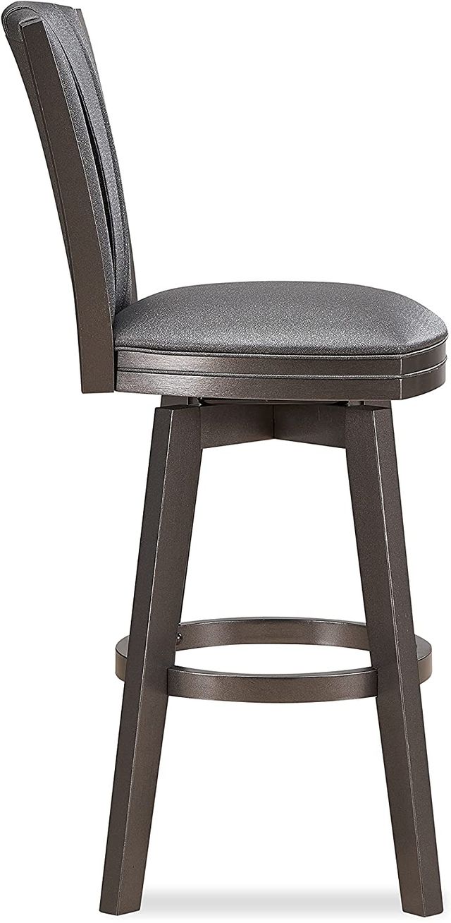 New Classic® Home Furnishings Diva Glitter Gray 30" Bar Stool-4