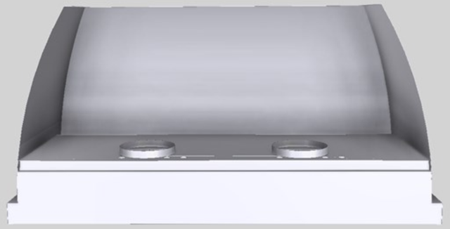 Vent-A-Hood® Designer Series 60" White Wall Mounted Range Hood-3