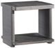Bernhardt Andros Bernhardt Exteriors Smoked Truffle Wood Outdoor Side Table-0