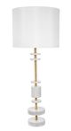 A & B Home White 13" Table Lamp-0