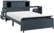 Homelegance® Sloane Navy Blue Full Bookcase Platform Bed-2