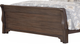 Vaughan-Bassett Whiskey Barrel Dark Roast Queen Bed Sleigh Footboard-0