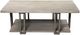 Riverside Furniture Adelyn Crema Gray Rectangular Coffee Table with Gray Base-1