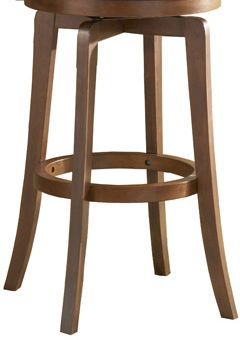 HH2 Home Dynamic Designs Brown Cherry Mansfield Swivel Bar Stool-2
