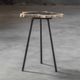 Uttermost® Mircea Natural Accent Table with Aged Black Base-1