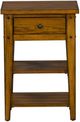 Liberty Lake House Oak Chairside Table-2