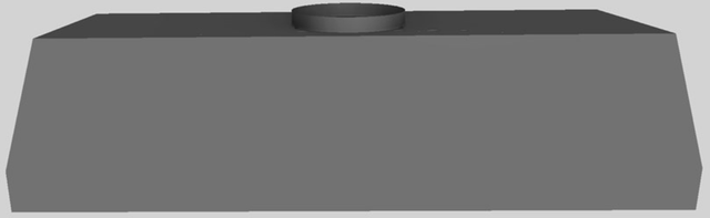 Vent-A-Hood® 48" Gunsmoke Wall Mounted Liner Insert-3