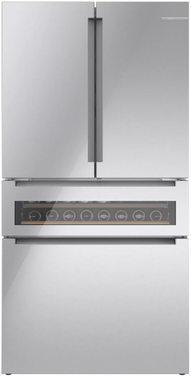Bosch® 800 Series 36 in. 20.5 Cu. Ft. Stainless Steel Counter Depth French Door Refrigerator-0