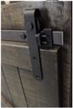 American Heartland Manufacturing Rustic Two-Tone Tall Bower Corner TV Cart-2