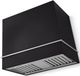 AGA Loge 36" Matte Black Wall Mounted Range Hood with Brushed Nickel Trim-0