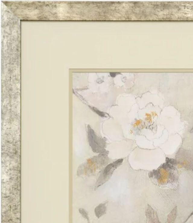 Stylecraft Dark Yellow/Light Gray/White Framed Print-1
