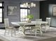 Elements International Stone White White Slat Back Side Dining Chair-4