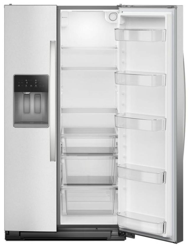 Whirlpool® 36 in. 20.9 Cu. Ft. Fingerprint Resistant Stainless Steel Counter Depth Side-by-Side Refrigerator-1