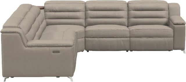 Palliser® Furniture Customizable Lotus 5-Piece Wide Power Reclining Storage Sectional with Headrest-2